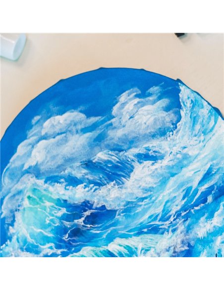 Panza pictura pe sasiu rotund Daco PZR030, 30 cm