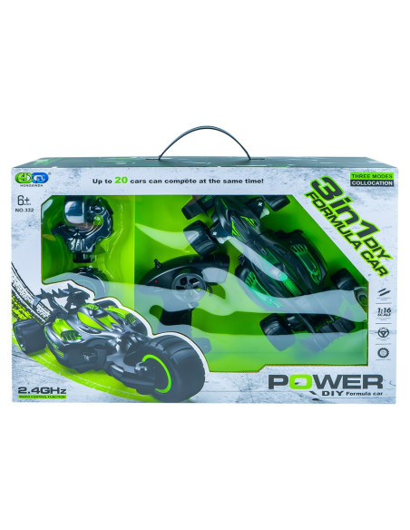 ROB-322,Masina F1 cu RC, 3 in 1