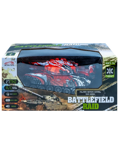 ROB-6V600-72C,Tanc cu RC, cu lumina si muzica