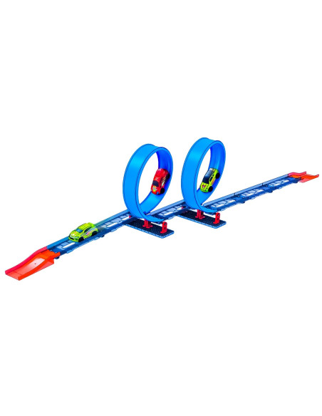 ROB-679-101A,Pista cu bucla 360° + masinuta, 34 piese