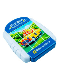 ROB-5591-4,Puzzle educativ, cu 4 fete, Autovehicule 2
