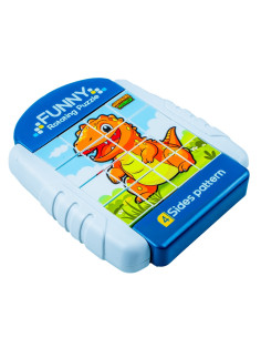 ROB-5591-1,Puzzle educativ, cu 4 fete, Dinozaur 2