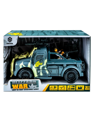 ROB-6654B,Camion militar + figurina soldat