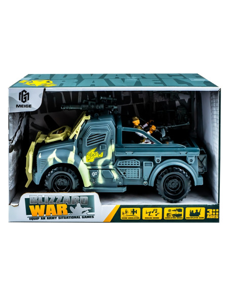 ROB-6654B,Camion militar + figurina soldat