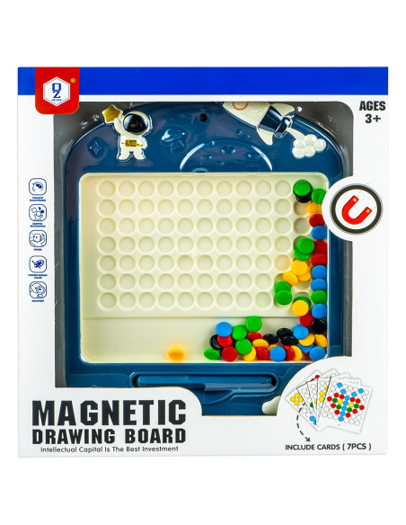 ROB-HD135A,Jocul Pionezelor magnetic, 20x24x2.5 cm