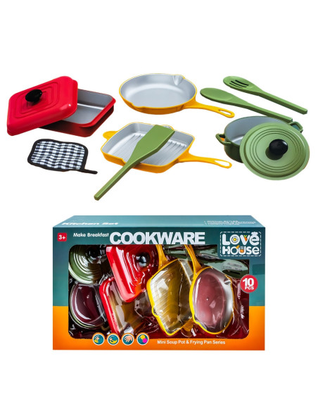 ROB-XG1-19A,Play set bucatarie, 10 piese/set