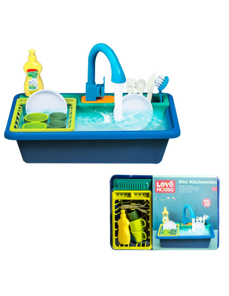 ROB-XG2-15A,Play set bucatarie, 15 piese/set