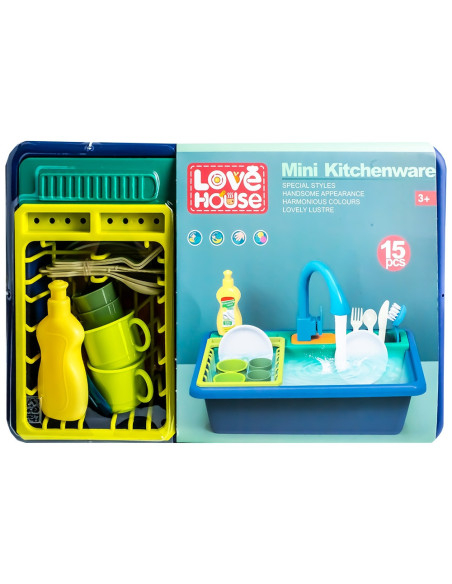 ROB-XG2-15A,Play set bucatarie, 15 piese/set
