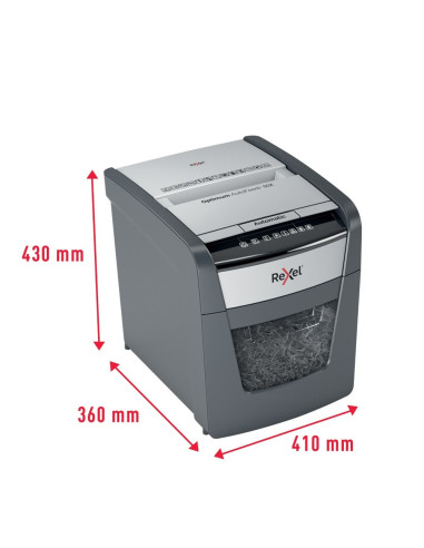 RX-2020050XEU,Distrugator documente automat REXEL OPTIMUM 50X, P4, cross-cut (confeti), 50 coli, cos 20l, negru-g