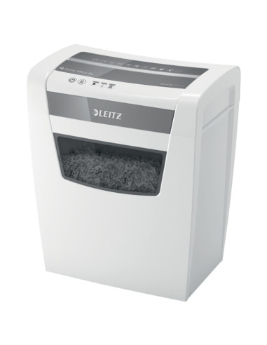 L-80090000,Distrugator documente manual LEITZ IQ Home Office, P4, cross-cut (confeti), 10 coli, cos 23l, alb