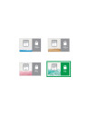 L-80090000,Distrugator documente manual LEITZ IQ Home Office, P4, cross-cut (confeti), 10 coli, cos 23l, alb