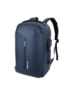 BL-BB-3537BU,Rucsac BESTLIFE Neoton 2.0, 46x29x13cm, compartiment tableta si laptop 15.6 inch, bleumarin 2