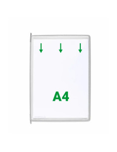 DJ-114000,Buzunare prezentare pentru display, A4, (10 buc/set), rama metalica, DJOIS - gri 2