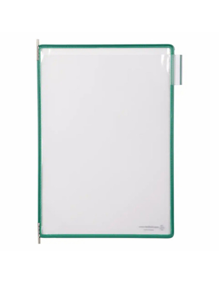 DJ-114005,Buzunare prezentare pentru display, A4, (10 buc/set), rama metalica, DJOIS - verde