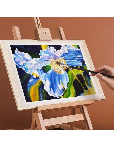 CRDSEV16,Sevalet de masa/birou pentru pictura, din lemn de fag, inaltime 60 cm, M1