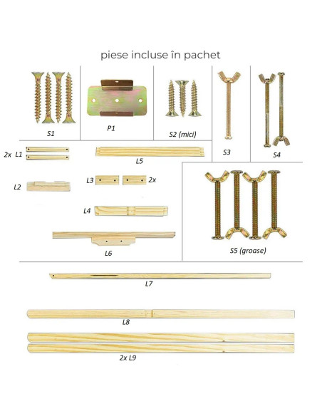 CRDSEV3_150ROZ,Sevalet pictura, 150 cm, lemn de pin, inaltime reglabila, culoare roz