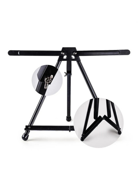 Sevalet de masa, birou, pliabil, material aluminiu, pentru panze de pana la 50x65 cm, 1.2kg