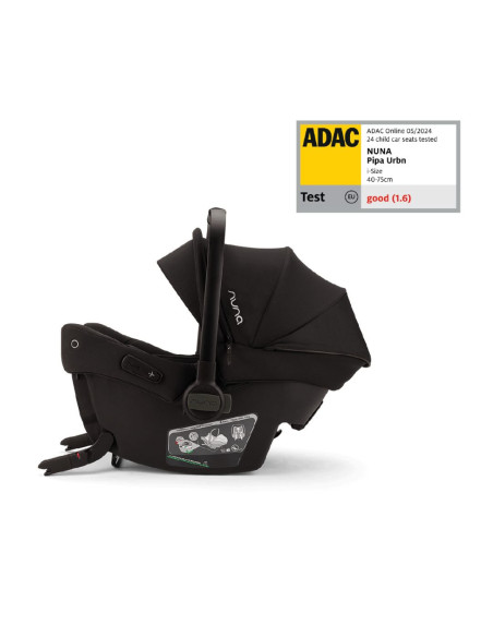 BB-CF15610CVRGL,Nuna - Scoica auto cu ISOFIX integrat PIPA urbn Caviar, nastere - 75 cm, testata inclusiv la impact lateral, con BB-CF15610CVRGL,Nuna - Scoica auto cu ISOFIX integrat PIPA urbn Caviar, nastere - 75 cm, testata inclusiv la impact lateral, con
