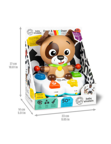 BB-16830,Baby Einstein - Toba muzicala, "Drum & Learn Dean" BB-16830,Baby Einstein - Toba muzicala, "Drum & Learn Dean"