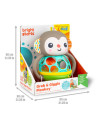 BB-16779,Bright Starts - Jucarie multi-senzoriala, "Grab & Giggle Monkey"