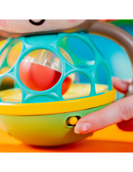 BB-16779,Bright Starts - Jucarie multi-senzoriala, "Grab & Giggle Monkey"