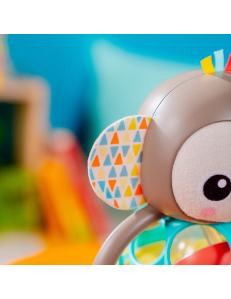 BB-16779,Bright Starts - Jucarie multi-senzoriala, "Grab & Giggle Monkey"
