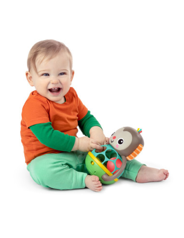BB-16779,Bright Starts - Jucarie multi-senzoriala, "Grab & Giggle Monkey"