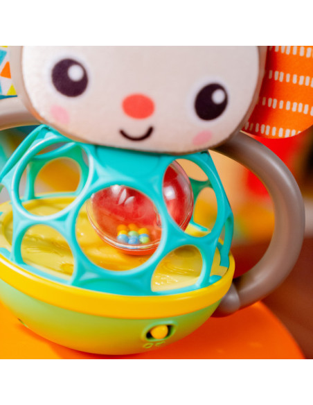 BB-16779,Bright Starts - Jucarie multi-senzoriala, "Grab & Giggle Monkey"