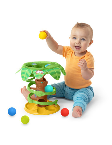 BB-16826,Bright Starts - Jucarie tropicala, "Twirl™ Ball Play Toy"