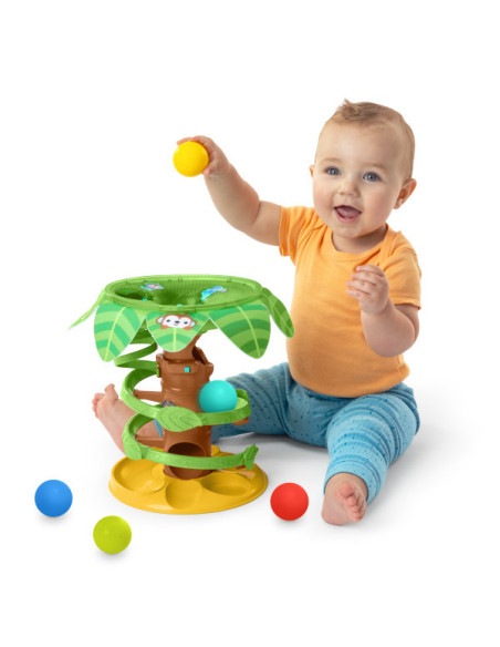 BB-16826,Bright Starts - Jucarie tropicala, "Twirl™ Ball Play Toy"