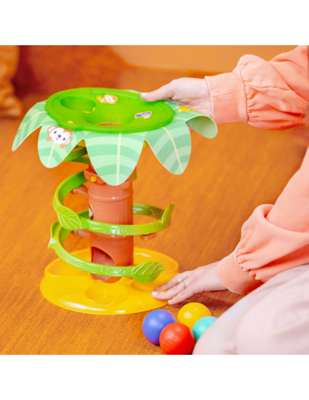 BB-16826,Bright Starts - Jucarie tropicala, "Twirl™ Ball Play Toy"