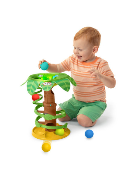 BB-16826,Bright Starts - Jucarie tropicala, "Twirl™ Ball Play Toy"