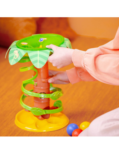 BB-16826,Bright Starts - Jucarie tropicala, "Twirl™ Ball Play Toy"