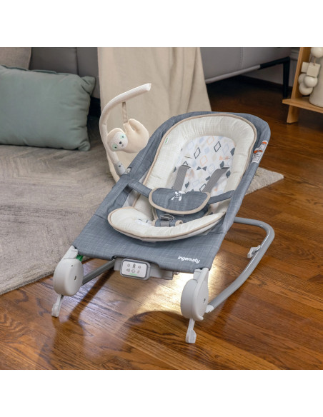 BB-16853,Ingenuity - Balansoar cu functie de masaj Happy Belly Rock-to-Bounce - Parker