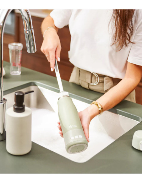 BB-A002104,Babymoov - Moov & Feed Incalzitor de biberoane portabil si reincarcabil, Sage Green