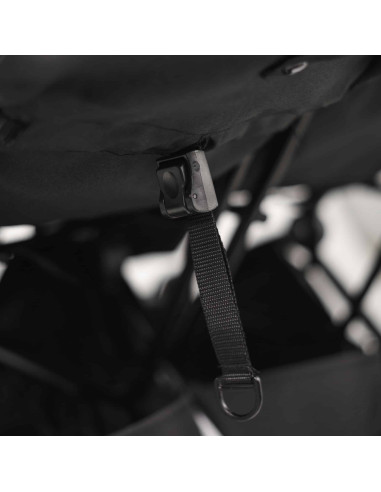 BB-BGO-7901,BabyGo - Carucior pliabil pentru gemeni GoTwice, Black