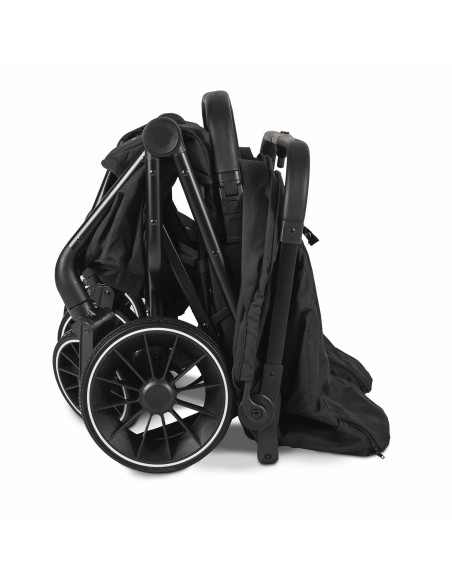 BB-BGO-7901,BabyGo - Carucior pliabil pentru gemeni GoTwice, Black