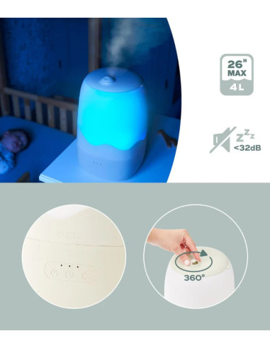 BB-A047015,Babymoov - Umidificator Digital 3 in 1 cu Ultrasunete Wave