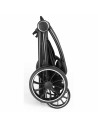 BB-BGO-77531,BabyGo - Carucior 3 in 1 Harmony Grey cu maner reglabil pe inaltime, cadru Black