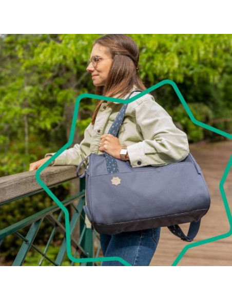 BB-B043043,Badabulle - Geanta pentru scutece Pocketstyle Blue