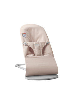 BS-006028A,BabyBjorn - Balansoar Bliss Light Pink din tesatura melange cu aspect Clasic
