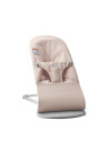 BS-006028A,BabyBjorn - Balansoar Bliss Light Pink din tesatura melange cu aspect Clasic