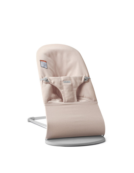 BS-006028A,BabyBjorn - Balansoar Bliss Light Pink din tesatura melange cu aspect Clasic