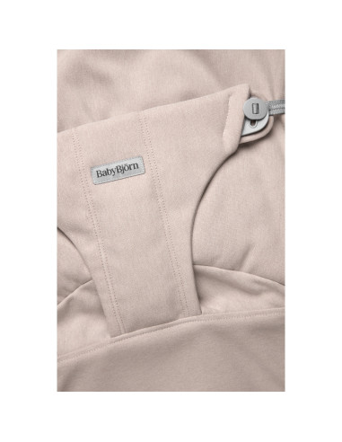 BS-006028A,BabyBjorn - Balansoar Bliss Light Pink din tesatura melange cu aspect Clasic