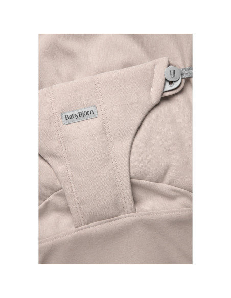 BS-006028A,BabyBjorn - Balansoar Bliss Light Pink din tesatura melange cu aspect Clasic
