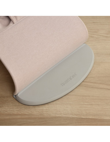 BS-006028A,BabyBjorn - Balansoar Bliss Light Pink din tesatura melange cu aspect Clasic