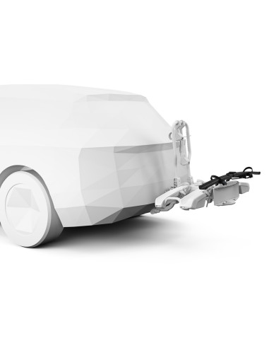 TA944100,Suport biciclete Thule EasyFold 3 cu prindere pe carligul de remorcare - pentru 2 biciclete