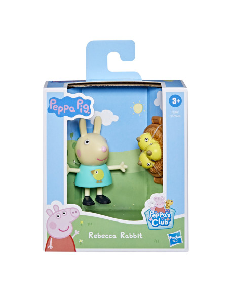 F2179_F2208,Peppa Pig Figurina Prietenii Amuzanti Iepurasul Rebecca 7cm