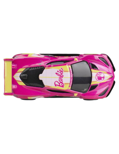 MTHXD63_HVJ51,Hot Wheels Pop Culture Masinuta Metalica Barbie 65 Corvette C8 R Scara 1:64