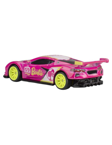 MTHXD63_HVJ51,Hot Wheels Pop Culture Masinuta Metalica Barbie 65 Corvette C8 R Scara 1:64